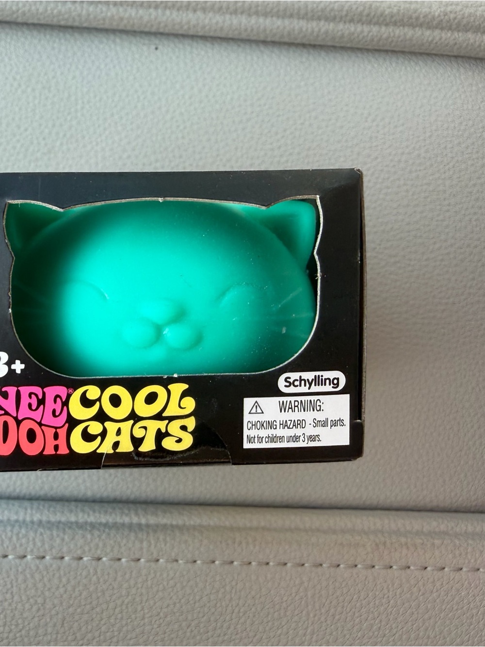 Nee doh Teal Cool Cats Cat sensory squishy